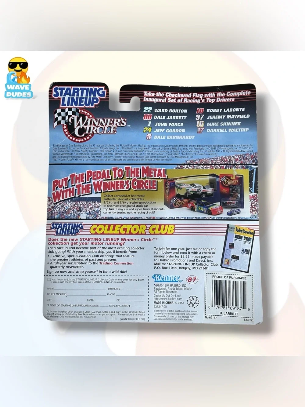 Nascar Dale Jarrett #88 Figure & Plush Bundle